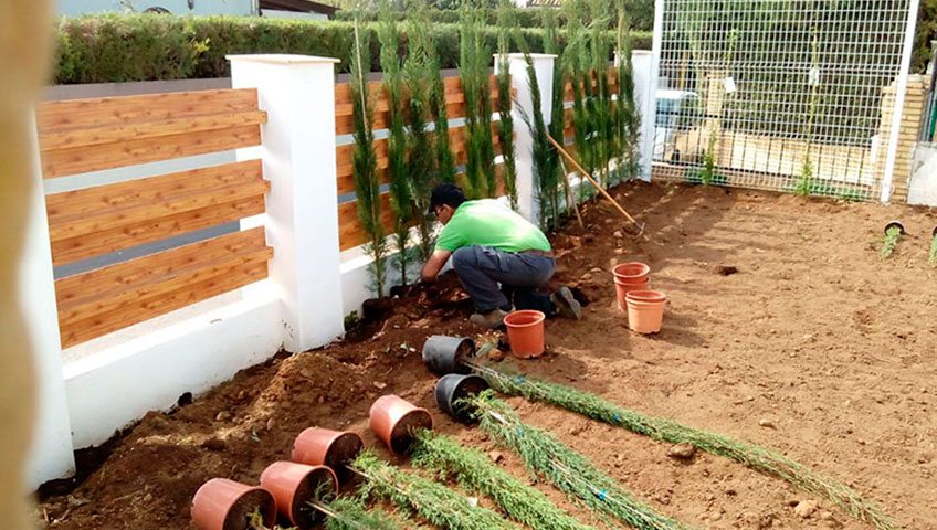 Construir una valla para el jardín